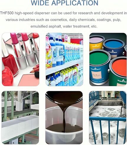 High Speed Digital Display Emulsifier, 2000-28000rmp/Min Speed Adjustable, Laboratory Dispersing Homogenizer, Timing Control 6000 Minutes, 5-10000ml Processing Capacity in Kuwait