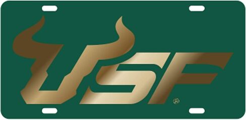 عكس جنوب فلوريدا الثيران علامة لوحة ترخيص Auto USF in Saudi Arabia