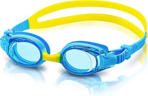 Kids Swimming Goggles, Soft Silicone Rubber, Leak-Proof Durable & Flexible,with Breathable Soft Case in Saudi Arabia