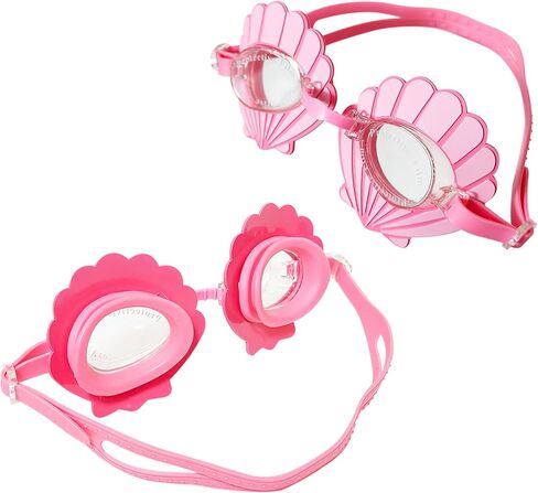 لأمنحك نظاراتها في صدف شبابها للسباحة-مستوحاة من حورية البحر ، ومكافحة فوغ ، وحماية الأشعة فوق البنفسجية ، وحزام قابل للتعديل للأطفال in Kuwait