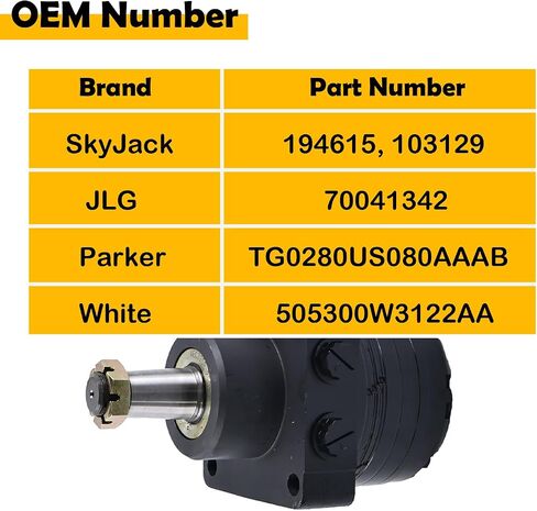 194615 103129 Hydraulic Drive Motor Compatible with SkyJack SJIII 3220 3226 4626 4632 in Saudi Arabia