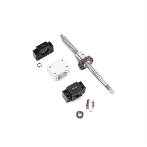 آلة التحكم في الكرة المزدوجة الجوز الجوز HGR20 المسمار كرة السكك الحديدية الخطية SFU1610 200-1000 مم+BF12 HM12-57 لـ NEMA 23 مقعد محرك+مقرنة DSG16H للأجزاء (350 مم) in Kuwait