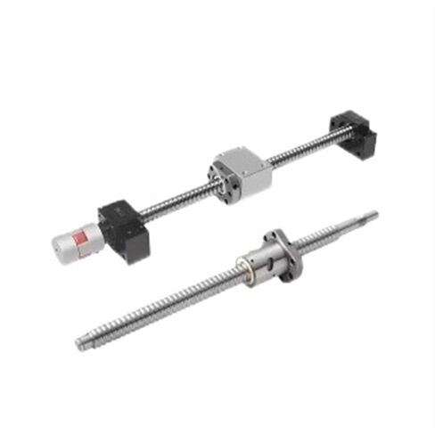 آلة التحكم في الكرة المزدوجة الجوز الجوز HGR20 المسمار كرة السكك الحديدية الخطية SFU1610 200-1000 مم+BF12 HM12-57 لـ NEMA 23 مقعد محرك+مقرنة DSG16H للأجزاء (350 مم) in Kuwait