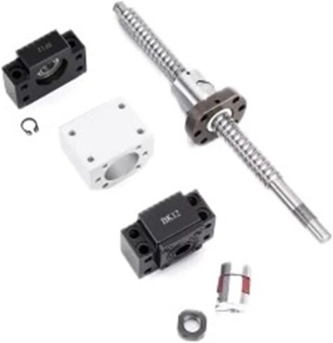 Double nut Ball Screw Control Machine 4PC HGW20CC Carriage +SFU1610 Ball Screw+2PC HGR20 1250-2300mm Linear Square Guide Rail+BKBF12+Coupling+DSG16H(1350mm) in Saudi Arabia