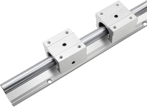 Double nut Ball Screw Control Machine Ball Screw SFU1610 Length 200mm-1000mm+BKBF12 End Support+Ball Nut+Coupling+DSG16H+2pcs SBR12LUU Linear Rail for XYZ(400mm) in Saudi Arabia