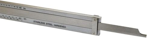 6'' Dial Caliper 64th Fractional Stainless Steel Hardened Depth Gage Gauge Read 0.01'' in Saudi Arabia