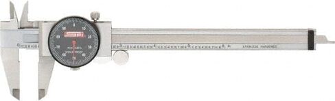 SPI 17-975-4 Calibrated Dial Caliper: White Dial,0-12 inch Range, 0.0015" Accuracy in Saudi Arabia