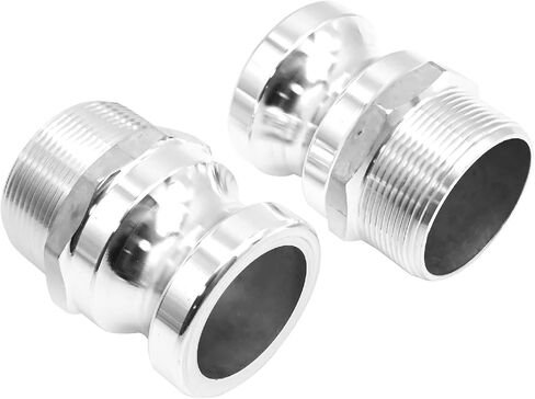 2Pcs 2 Inch Polypropylene Camlock Coupling Dust Plug Kit, F-200 Fitting Cam Lock Fitting Polypropylene Cam Groove Fitting Dust Plugs, Suitable for Industrial Chemical Pipelines in Saudi Arabia
