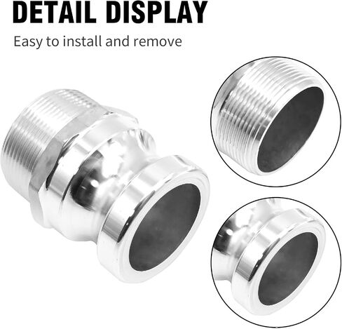 2Pcs 2 Inch Polypropylene Camlock Coupling Dust Plug Kit, F-200 Fitting Cam Lock Fitting Polypropylene Cam Groove Fitting Dust Plugs, Suitable for Industrial Chemical Pipelines in Saudi Arabia