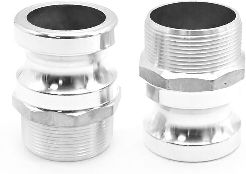 2Pcs 2 Inch Polypropylene Camlock Coupling Dust Plug Kit, F-200 Fitting Cam Lock Fitting Polypropylene Cam Groove Fitting Dust Plugs, Suitable for Industrial Chemical Pipelines in Saudi Arabia
