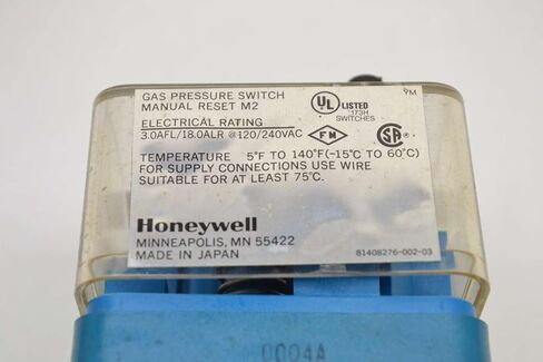 C6097B1051 مفتاح ضغط هانيويل ، من 1.5 إلى 7 رطل. in Kuwait