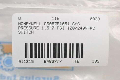 C6097B1051 مفتاح ضغط هانيويل ، من 1.5 إلى 7 رطل. in Kuwait