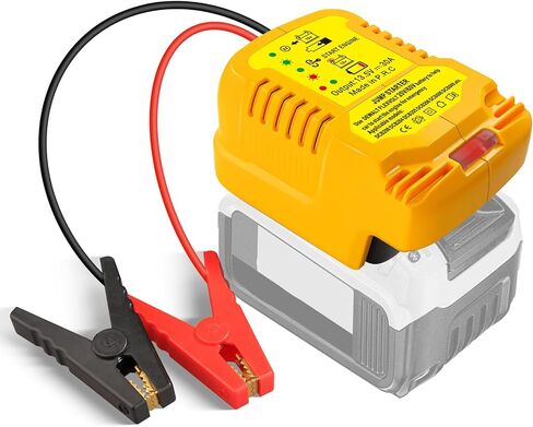 محول مبتفعات قفزة السيارات لبطارية DeWalt 20V 60V ، 11 Gauge Car Battery Jump Starter ، كابلات معززة للسيارات الشاقة للبطاريات التي تبدأ بالموت أو الضعيف ، محرك حتى 3.5 لتر in Kuwait