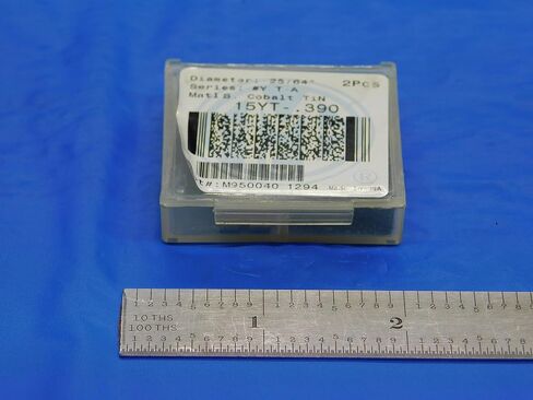 2pcs New AMEC 25/64" Series #Y T-A 15YT-.390 TiN Cobalt Spade Drill Inserts - DE1033AA3 in Saudi Arabia