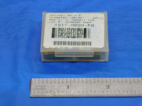 2pcs AMEC 29/32" Series #1 T-A 151T-0029-FB TIN Cobalt Flat Bottom Spade Inserts - DE1044AA3 in Saudi Arabia