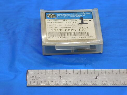 1PC AMEC 23/32 " #1 T-A 151T-0023-FB TIN S COBALT FLAT SPADE DRINERS in Kuwait