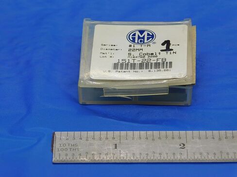 1PC AMEC 22mm Series #1 T-A 151T-22-FB TIN S. COBALT FLAT BOTTION in Kuwait