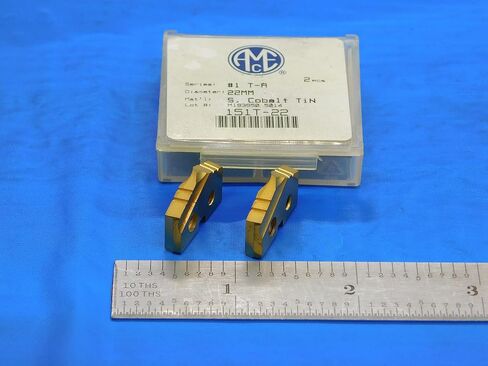 2PCS NEW AMEC 22mm Series #1 T-A 151T-22 TIN S. COBALT SPADE DRIRESS in Saudi Arabia