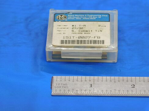 2pcs AMEC 27/32 Series #1 T-A 151T-0027-FB TiN Cobalt Flat Bottom Spade Inserts - DE1041AA3 in Saudi Arabia