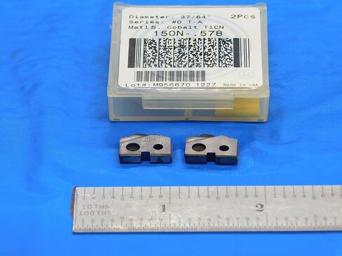 2PCS جديد AMEC 37/64 "Series #0 T-A 150N-.578 TICN COBALT Spade Drill in Kuwait