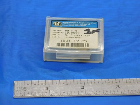 1pc New AMEC 17.25mm Series #0 150T-17.25 TiN Coated Cobalt Spade Drill Insert - DE1065AA3 in Saudi Arabia