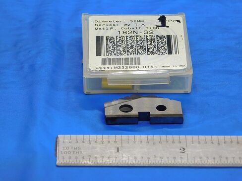 1pc New AMEC 32mm Series #2 T-A 182N-32 TiCN Coated Cobalt Spade Drill Insert - DE1039AA3 in Saudi Arabia