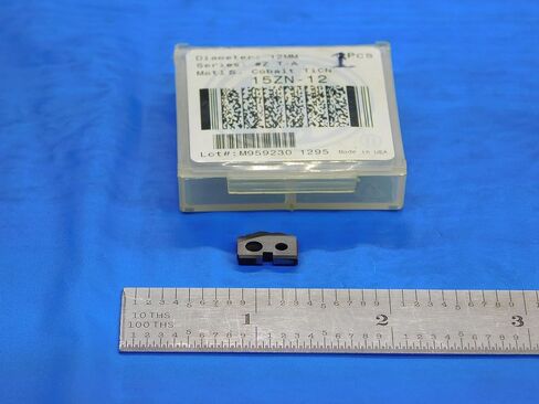 1pc New AMEC 12mm Series #Z T-A 15ZN-12 TiCN Coated Cobalt Spade Drill Insert - DE1022AA3 in Saudi Arabia