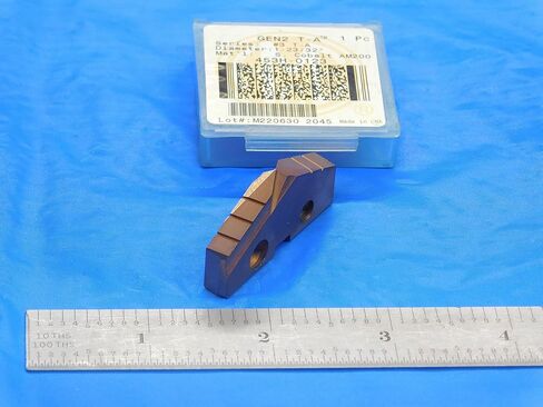 1pc New Amec 1 23/32 "Series #3 T-A 453H-0123 AM200 S. Cobalt Spade Drill Insert-DE1071AA3 in Kuwait