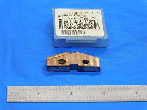 1pc New Amec 1 23/32 "Series #3 T-A 453H-0123 AM200 S. Cobalt Spade Drill Insert-DE1071AA3 in Kuwait