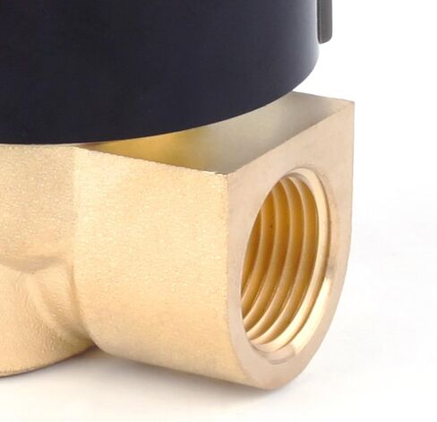 SNS 3/8"NPT DC12V Brass Electric Solenoid Valve Normally Closed Water,Air,Diesel 2W040-N10/DC12V in Saudi Arabia