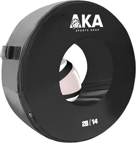 AKA Sports Gear Football Tackle Wheel Football معالجة المعدات ودعم كرة القدم لممارسة كرة القدم - 28 "معالجة عجلة مع الأشرطة in Kuwait