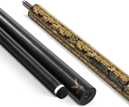 EVO Pirates Glassfiber Pool Cue Stick, Low Deflection Pool Sticks with 5/16 * 18 Pin Joint, 12.5mm Tip, Evo tip, Hybrid Pro Taper in Saudi Arabia
