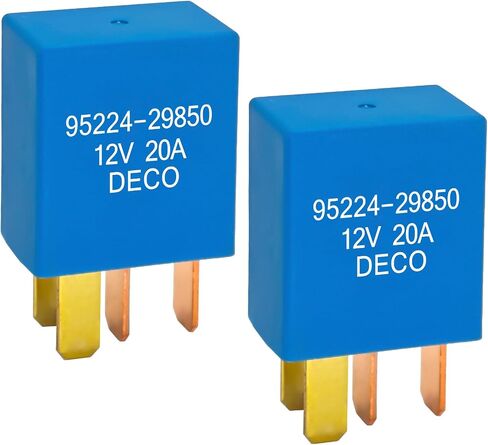 95224-29850 Power Relay (Pack of 2) - 4-Pin, 12V, 20A, OEM Quality, Direct Fit for Azera/Grandeur (2006-2010) in Saudi Arabia