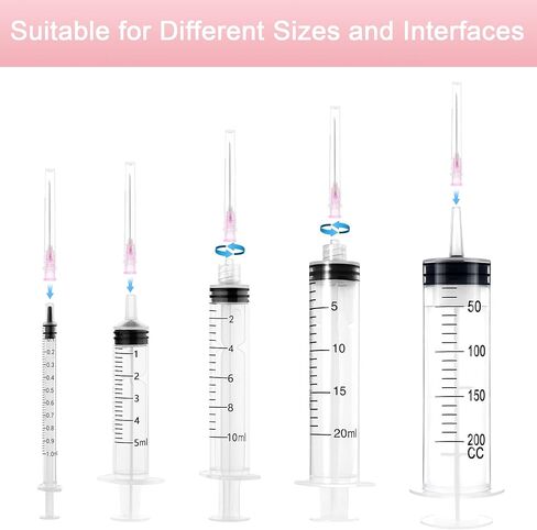 100Pack 18 Gauge 1.5 Inch Needle, Disposable Luer Lock Individually Sealed Wrapped, Labs Tools Accessories for Scientific, Measuring and Refilling, Industrial in Kuwait