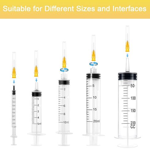 100Pack 18 Gauge 1.5 Inch Needle, Disposable Luer Lock Individually Sealed Wrapped, Labs Tools Accessories for Scientific, Measuring and Refilling, Industrial in Kuwait