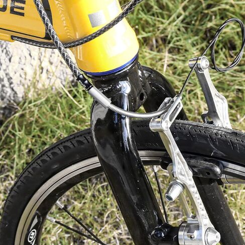 Bicycle Brake Cable, V Brake Cable Guide, Stainless Steel, Black, Suitable for Mountain, Folding, Racing, BMX Bikes in Saudi Arabia