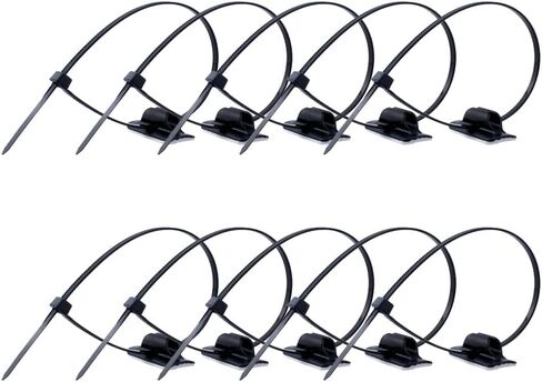 Zcargel Brake Cable Guide,10pcs Bicycle Brake Cable Guide Plastic Cable Shift Cable Derailleur Clip C-Clips Gear and Brake Cable Clips Bike Frame Buckle Brake for Road Bike Brake Cable Guide in Saudi Arabia