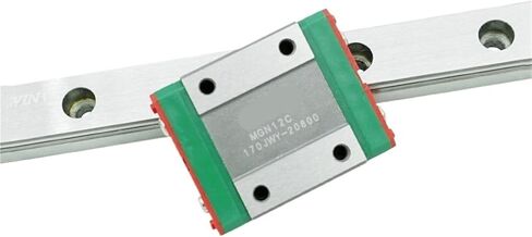 1PC خطية خطية MGN12 150 200 250 300 330 350 400 450 500 550 ملم MGNR12 دليل +1PC MGN12C CARCIRAGE CNC 3D الطابعة (300 مم) in Kuwait