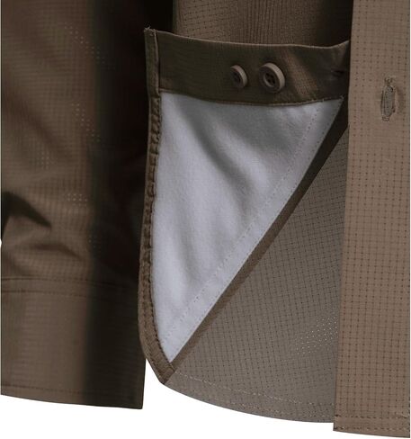 King's Camo Men's XKG Sonora Air Moisture-Wicking Quick-Drying UPF 30 Perforated Button-Down Hunting Shirt | Snap Down Collar in Saudi Arabia