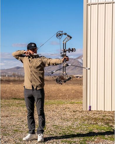 King's Camo Men's XKG Sonora Air Moisture-Wicking Quick-Drying UPF 30 Perforated Button-Down Hunting Shirt | Snap Down Collar in Saudi Arabia