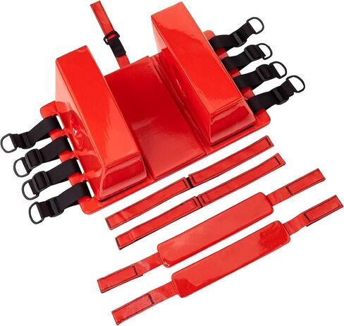 Haichao Board Board Head Mehomizer for Backboard -ArtaBle ، Lightweight ، المحمولة ، الأشرطة القابلة للتعديل ، وملاءمة عالمية -RED in Saudi Arabia