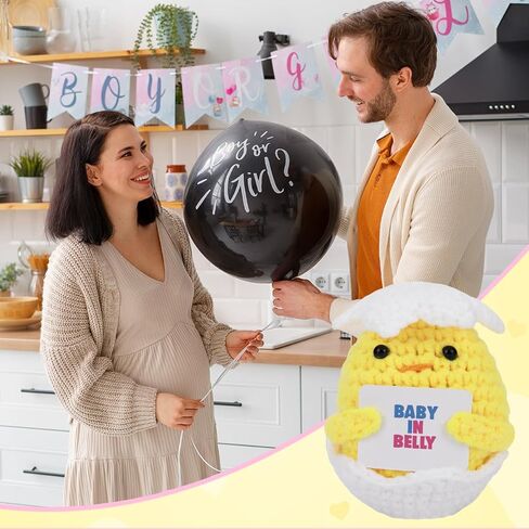 أمي لتكون هدايا مضحكة الحمل هدايا إعلان الطفل للعمة أمي الجديدة تتوقع الأمهات الحوامل النساء لأول مرة الحمل الأم تكشف عن أفكار الهدايا دمية الكروشيه مصنوعة يدويا (دمية 1312) in Kuwait