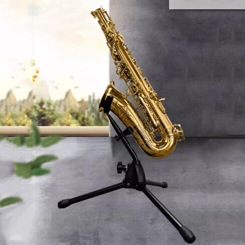 حامل ساكسفون قائم على الأرض ، ترايبود الحديد القابل للتعديل لـ ALTO/Tenor Saxophone in Saudi Arabia