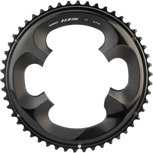 Shimano 105 FC-R7000 50T 4x110 BCD غير متماثل سلسلة ، أسود in Saudi Arabia