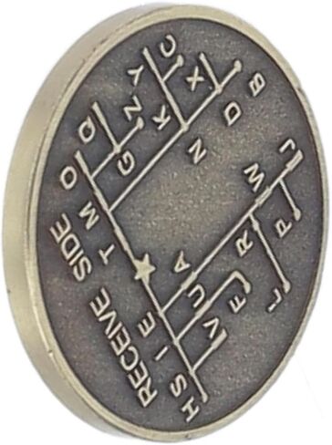 Srliya Huateur Radio Morse Code Morse Code ، Golvanized Copper ، 30 × 30 مم ، مع راديو الهواة ، ولغة التشفير in Kuwait