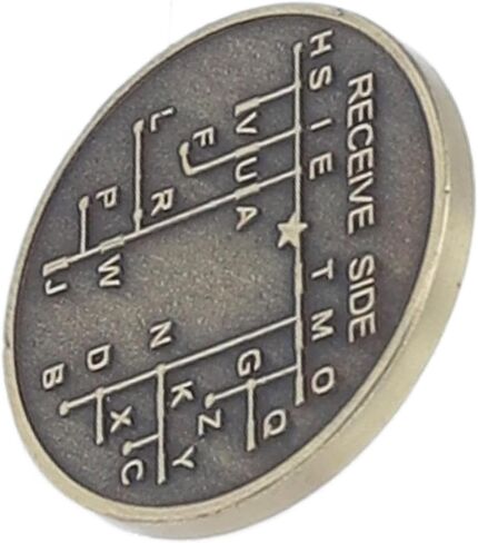 Srliya Huateur Radio Morse Code Morse Code ، Golvanized Copper ، 30 × 30 مم ، مع راديو الهواة ، ولغة التشفير in Kuwait