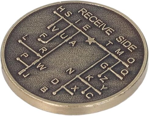 Srliya Huateur Radio Morse Code Morse Code ، Golvanized Copper ، 30 × 30 مم ، مع راديو الهواة ، ولغة التشفير in Kuwait