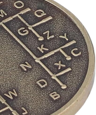 Srliya Huateur Radio Morse Code Morse Code ، Golvanized Copper ، 30 × 30 مم ، مع راديو الهواة ، ولغة التشفير in Kuwait
