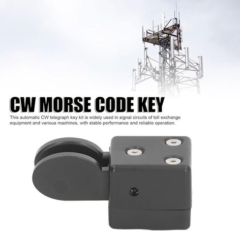 Hyuduo Morse Code Key Mini Morse Radio Key Double Paddle Automatic Telegraph Key Short Radio CW مع قاعدة مغناطيسية Qu - 2020 in Kuwait