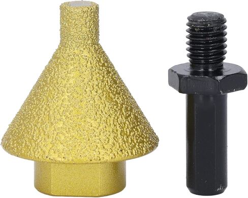 Diamond Beveling Chamfer Bit 38mm Diameter Hole Enlarging Trimming Grinding Bit with M14 Adaptor Rod in Saudi Arabia